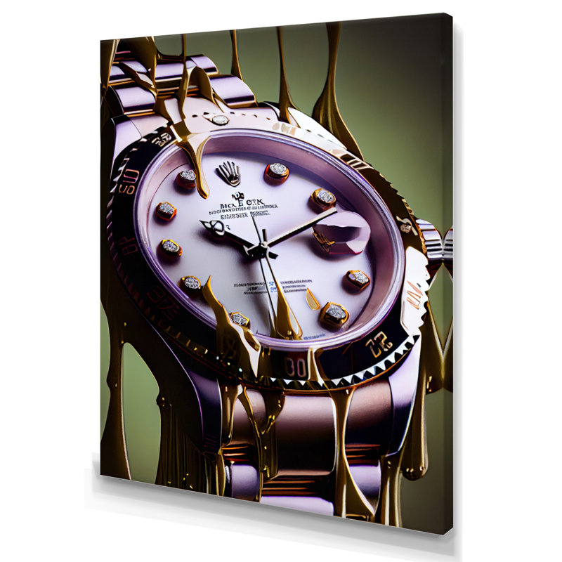 «Cher montre sur écran I», reproduction sur toile, L 12 po x H 20 po, Toile tendue