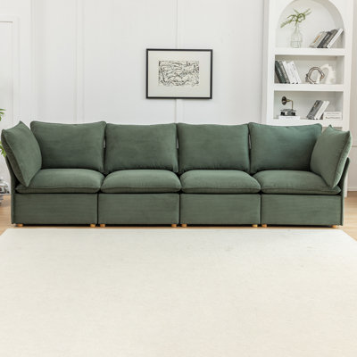 Hepworth Dejohn Corduroy Sectional Sofa