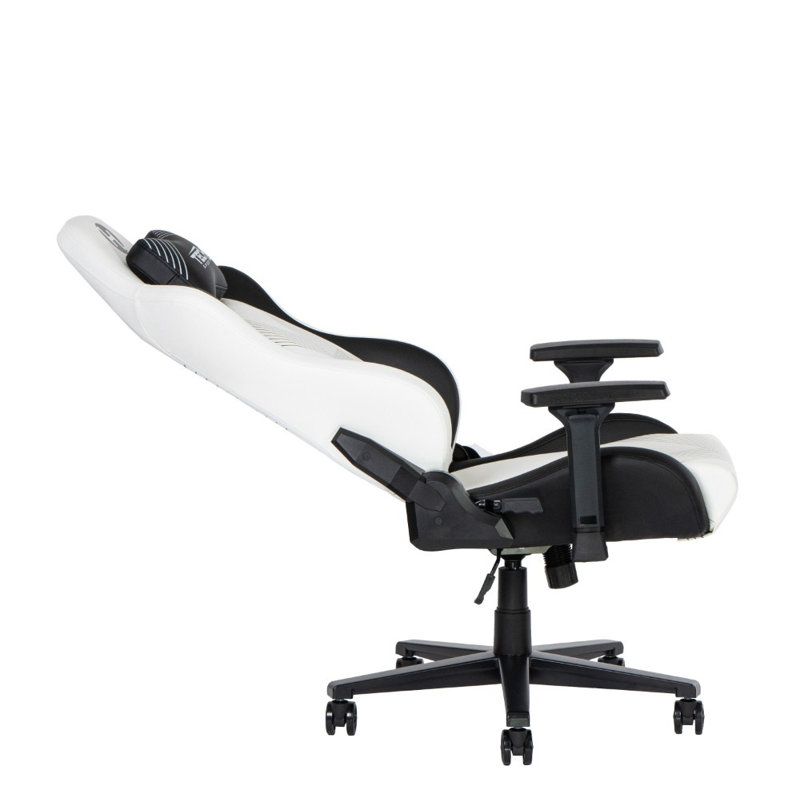 Fauteuil de jeu Sport Edge - blanc ergonomique avec soutien lombaire et appui-tête Sport RTA-TS68C-WHT