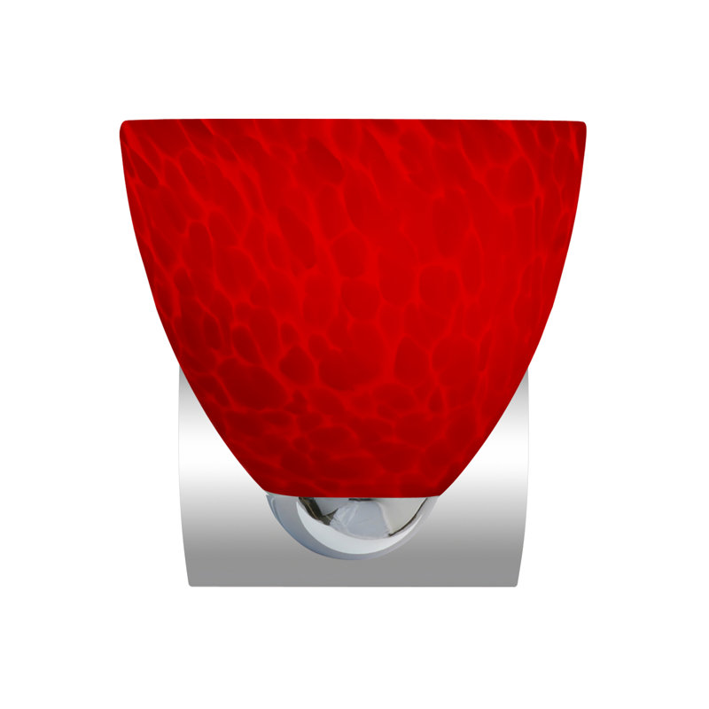 Mini applique Besa Sasha, Chrome, Rouge