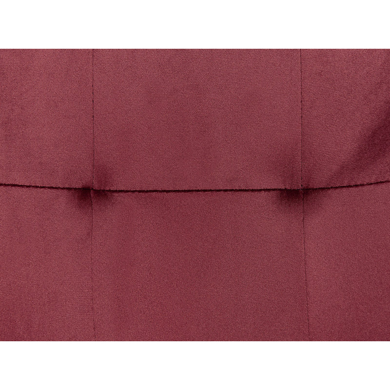 Almasi Tufted Velvet Armchair, Burgund