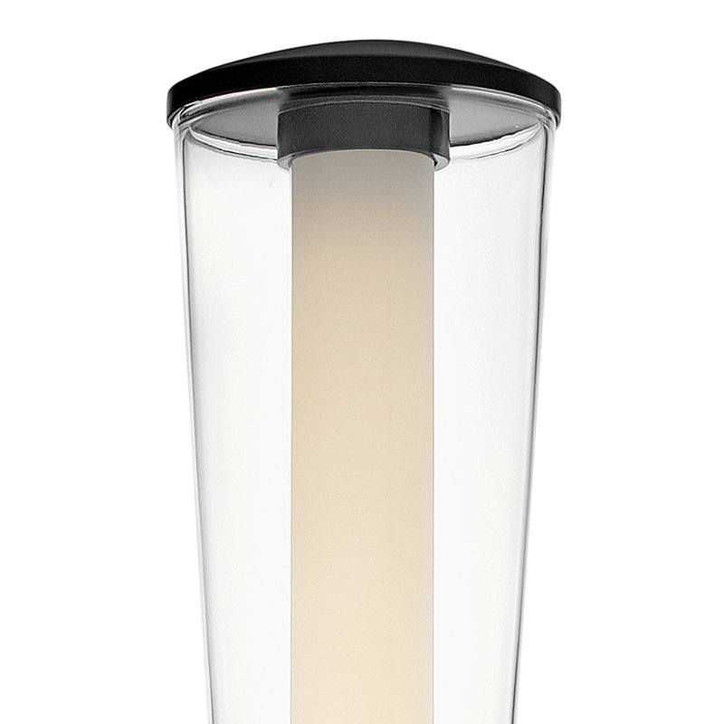 Elin 23" Integrated LED Bath Vanity Trumpet-Shaped Light Bar, Black