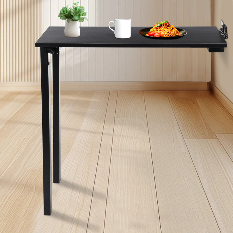 Table de banquet portative 29,52 po, Noir mat