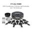 Fonduelette 1 L Stainless Steel Fondue Set