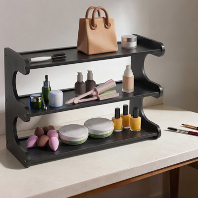 3-Tier Coffee Cup Organizer, Coffee Mug Rack for Countertop, Bamboo Coffee Mug Holder