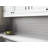 Long Hex 10.60in.x11 in. Glass Mosaic Tile-102317171