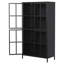 Armoire solide en métal avec rangement spacieux, joint magnétique, pieds réglables pour les tablettes de la salle à manger, dispositif de basculement, pièces