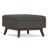 Owen 34"W Upholstered Fabric Mid-Century Modern Rectangular Lift-Top Ottoman with Tapered Legs-962363496