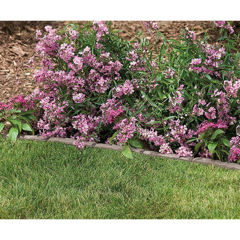3.75'' H x 35'' W Beige Resin Lawn Edging