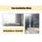 Modern & Contemporary Rectangle Bathroom Vanity Mirror Metal Framed Wall Mirror-100211092-100211101
