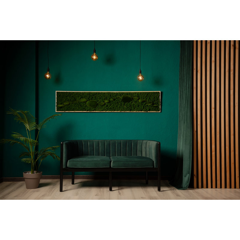 Causeuse Alton, Noir, noir, noir, noir, Émeraude