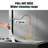 Stainless Steel Kitchen Faucet With Pull-Down Spray Nozzle, 3-Function Single Handle Kitchen Faucet, With Soap Dispenser.-113336177