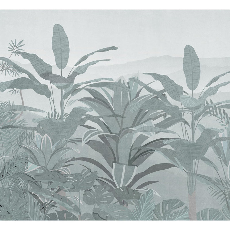 Serene Misty Jungle, L 132 po x l 144 po