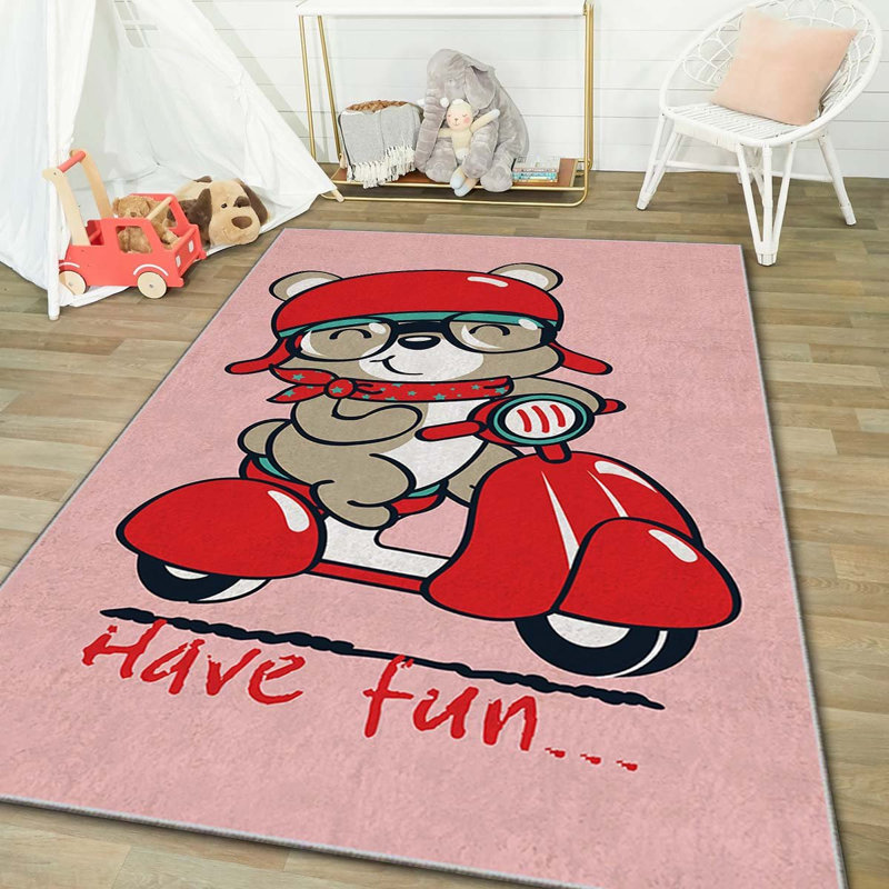 Tapis luxueux (2,6 x 4,6 pieds), 100% polyester, 740 g / m² | Tissu de velours doux, envers en feutre antidérapant, éponge stratifiée pour le confort | Antibactérien, lavable à la machine à 30 ° C | Élégante décoration intérieure