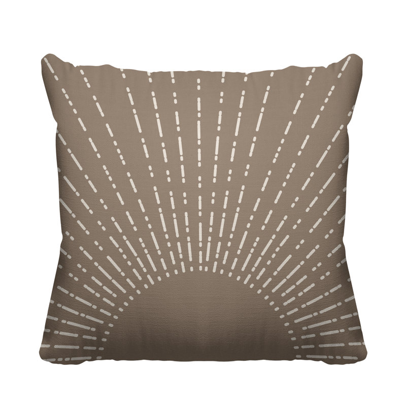 Coussin Bibo, L 17 po x H 17 po, Beige