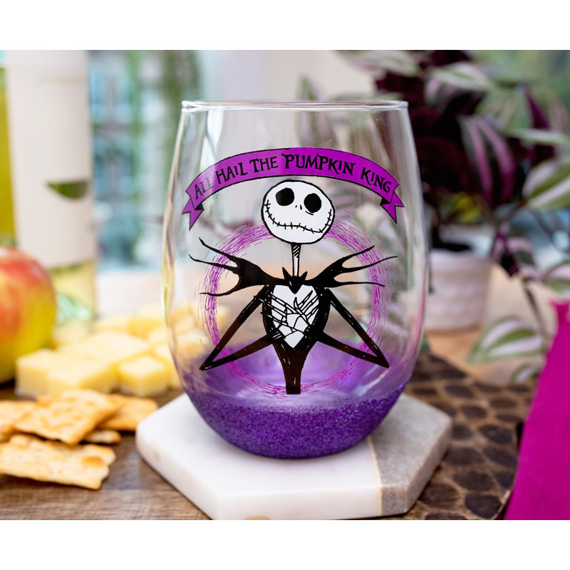 The Holiday Aisle The Holiday Aisle Abshure 20oz. Glass Stemless Wine Glass  | Wayfair