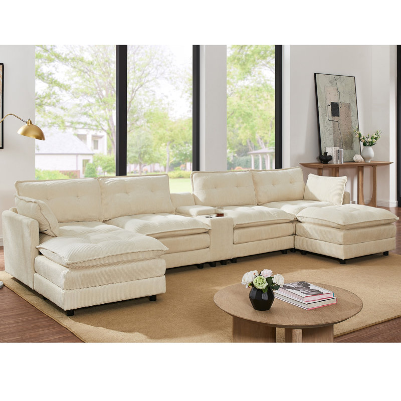 Canapé modulaire Cloud, Beige