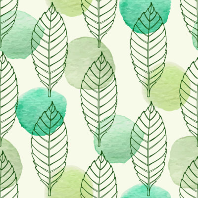 "Lindzy" avec feuilles sur toile par Dimonspace, impression
