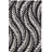 Kahlo Hand Tufted Wool/Cotton Floral Rug in Charcoal/Ivory-1333584757