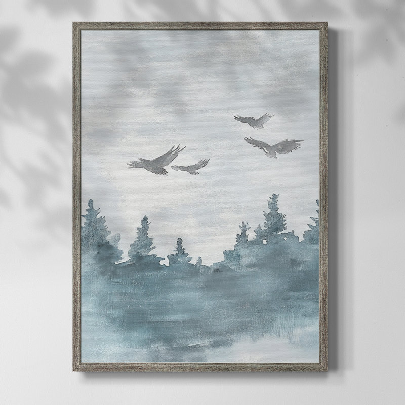 «Christmas Holiday Art CCII», reproduction encadrée - bois massif, H 15 po x l 12 po