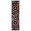 High-Quality Hand-Knotted Navy And Red Area Rug
