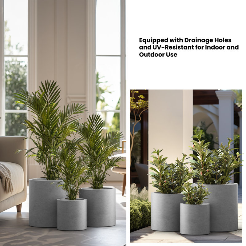 Odder Handmade Pot Planter, Stone Finish