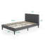Lit plateforme tapissier Zinus-50919962-50919961