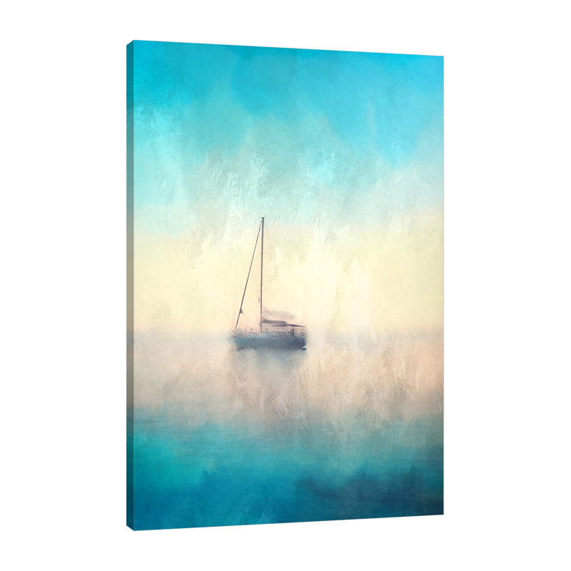 Ombre de voile par Kimberly Allen - peinture sur toile tendue, H 24 po x l 16 po x P 1,5 po