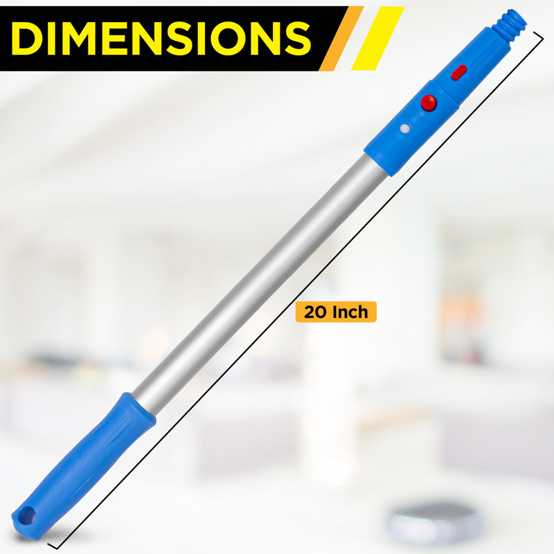 20" Aluminum Pole with Click / Lock Adapter Cone, 2 Pack