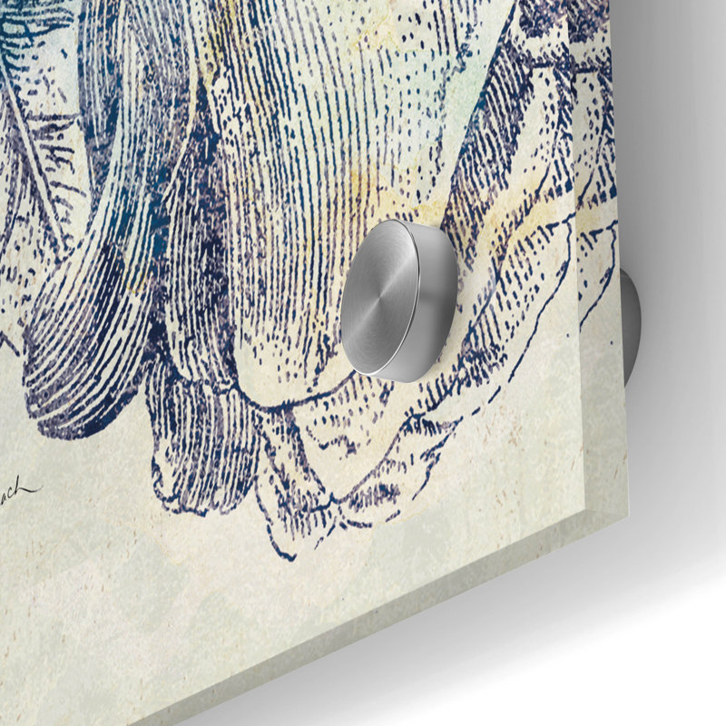 «Belle Fleur 1 C» par Sue Schlabach, art mural en verre acrylique, H 36 po x l 24 po x P 0,2 po