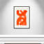 «Orange Strokes Print» par Haniff-129155876-129155846-129155840