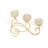 13'' H Tabletop Candelabra