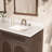 72" Solid Wood Double Bathroom Vanity With Ceramic Top-1939749812