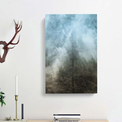 Tree In Boulder Colorado In Abstract - Wrapped Canvas Print