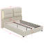 Plateforme hydraulique rembourrée pour grand lit-1088401040