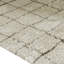 Tapis moyen Wreno 5 x 7, motif écossais, velours de 50 mm, crème et PET brun-133356225