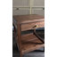 Table de chevet basse et étroite en chêne massif 19 po avec tiroir et tablette-1182658754-1182658753