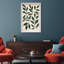 Oliver Gal Leaf Linen II Floral and Botanical - Luxury Shadowbox Framed Wall Art-143001009-143001019