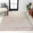 Loom Modern Strie' Beige/Gray Rug-1312614218