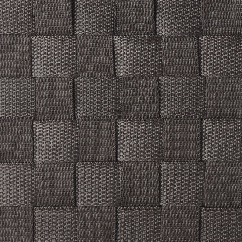 Panier en osier tissé / tissu, H 10,13 po x l 15,25 po x P 13,25 po