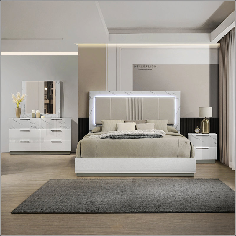 Grand lit, Blanc