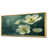 Toile avec cadre flottant or