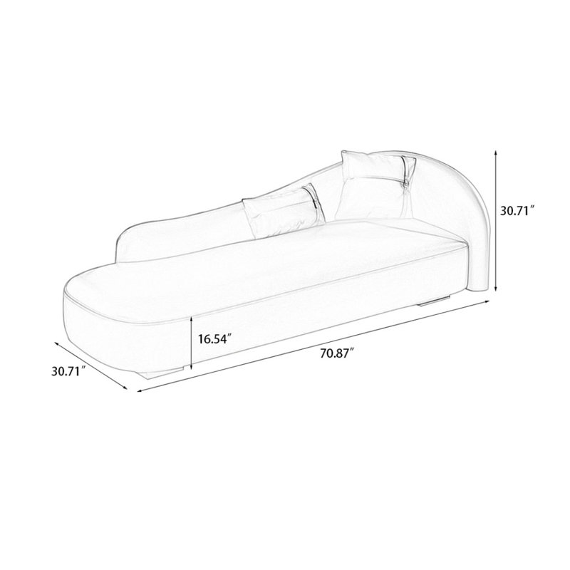 Banc rembourré vert, 30.71" H x 70.87" W x 30.71" D, Vert / noir