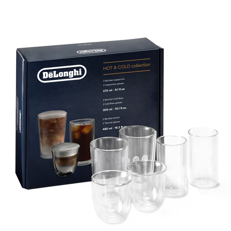 De'Longhi 6 - Piece 16.2oz. Glassware Set