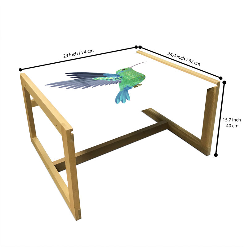 Jacomijn Sled Coffee Table, 40cm H x 74cm W x 62cm D