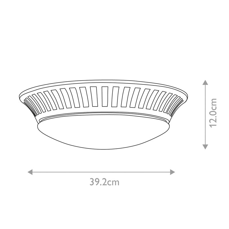 Whitlock Glass Flush Mount