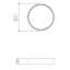 1 - Light LED Flush Mount-68953811-69149374