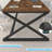 70.8" Computer Desk, Farmhouse Home Writing Desk, Industrial Wood Metal Legs Office Desk for Work Study, Vintage Minimalist Laptop Executive Workstation PC Gaming Table in Bedroom-1156509994