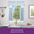 Basic Curtain Rod, 28-48" or 48-86" Adjustable Length, 2-1/2" Projection, White - Basics by Wayfair™-78585009