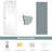 Nahima Flat Mirror